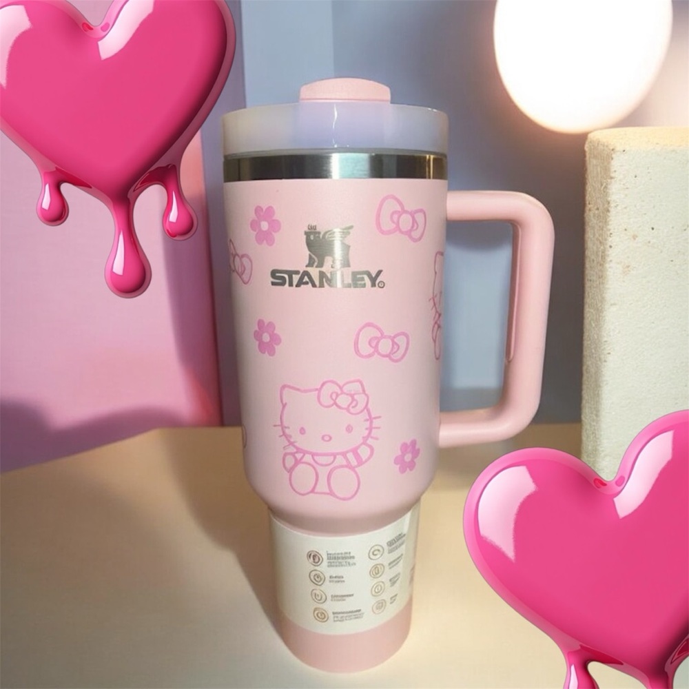 Stanley Pink Hello Kitty Mug